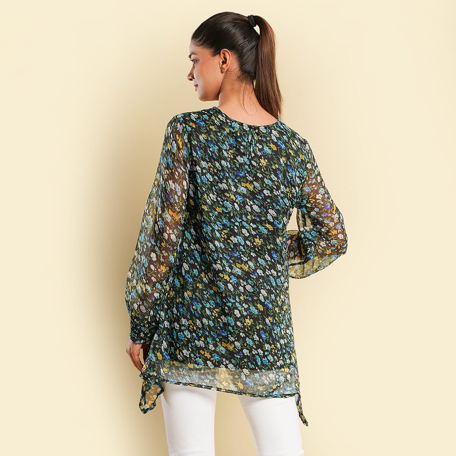 TAMSY Printed Top - Blue