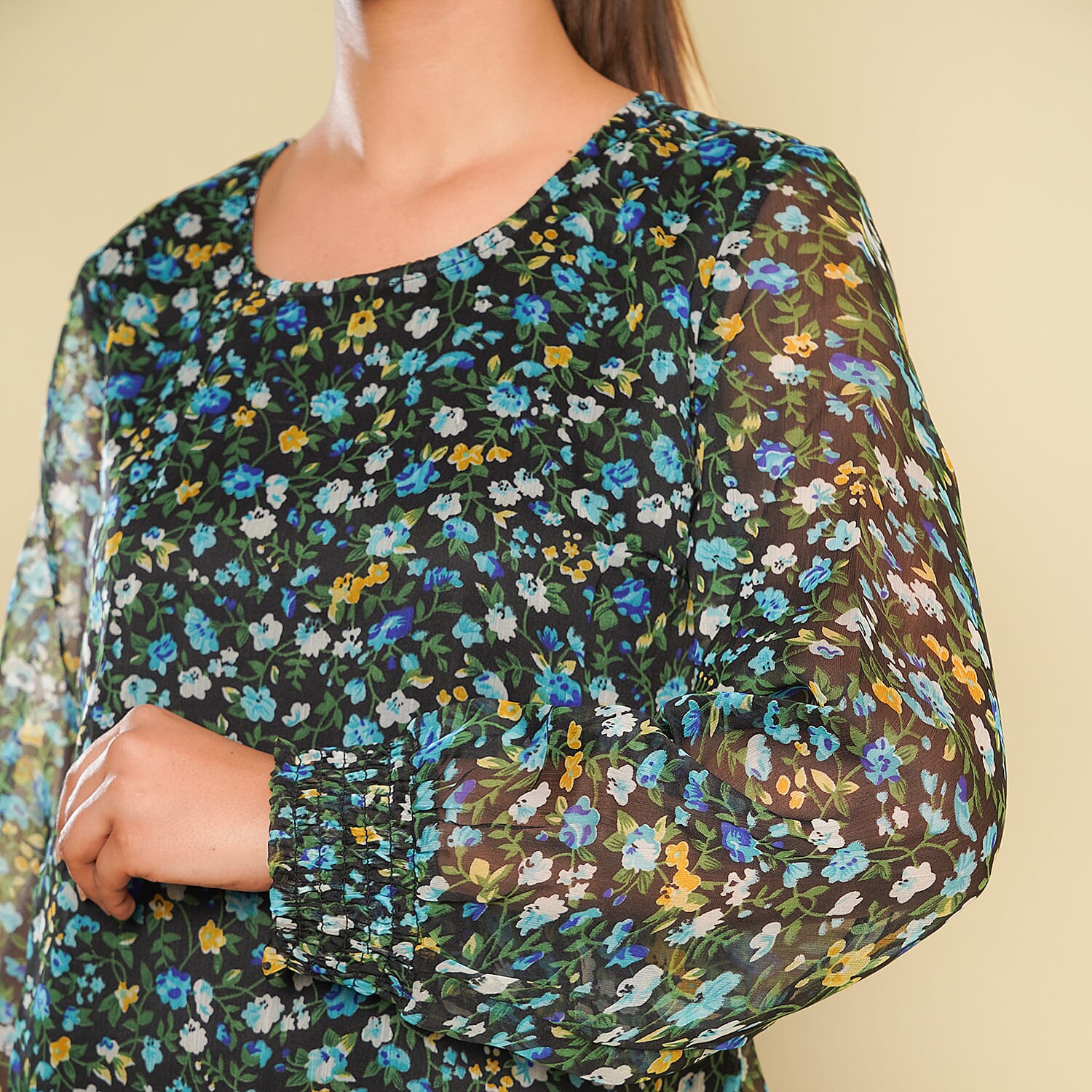 TAMSY Printed Top - Blue
