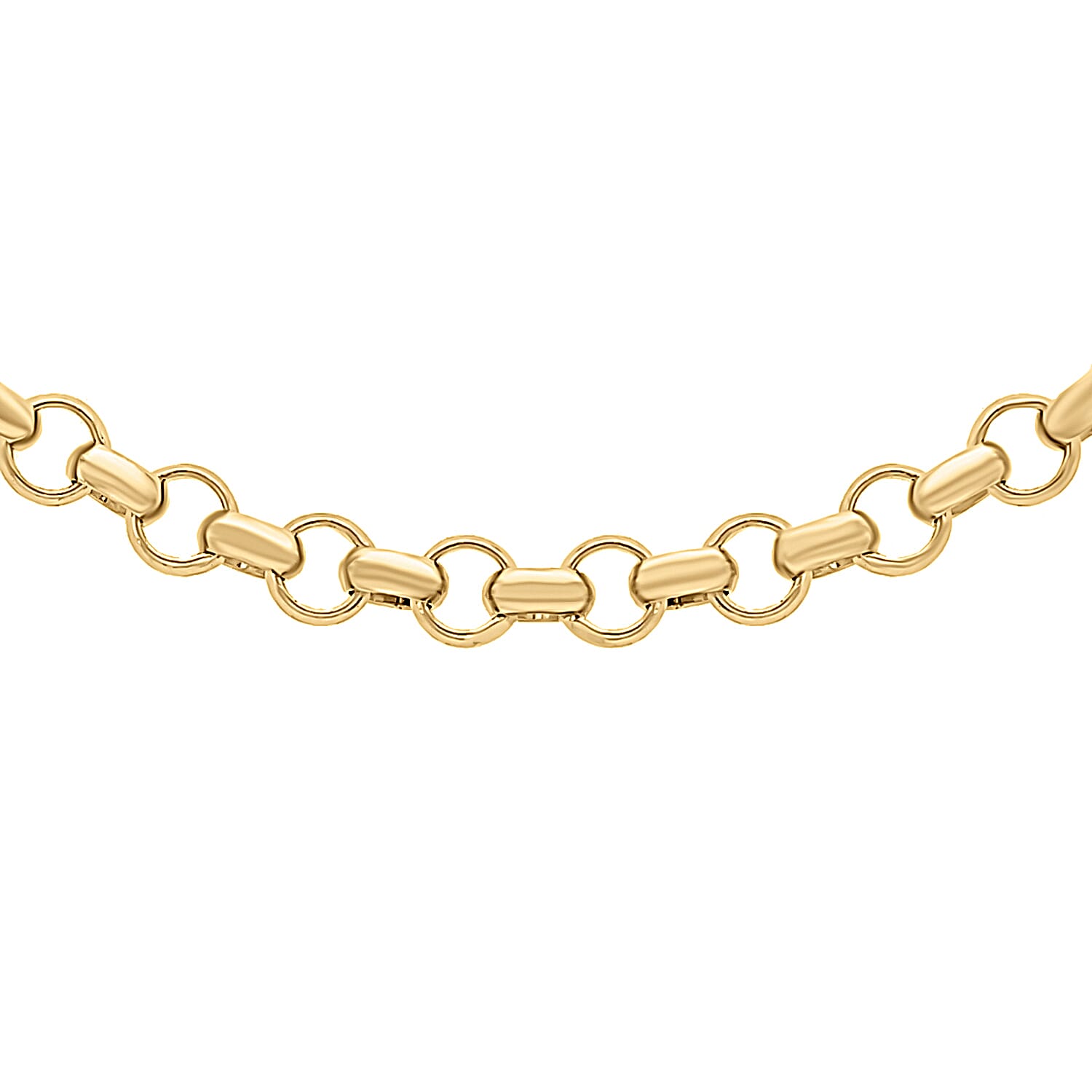 One Time Close Out Deal-  18K Yellow Gold Belcher Necklace with Lobster Clasp (Size - 18)