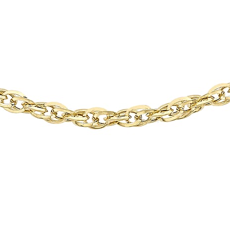 9K Yellow Gold  Chain (Size - 16),  Gold Wt. 1.6 Gms