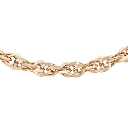 Diamond Cut Prince of Wales Chain 16 Inch in 9K Gold