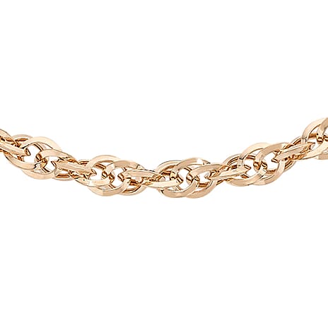 9K Rose Gold  Chain (Size - 16),  Gold Wt. 3.4 Gms