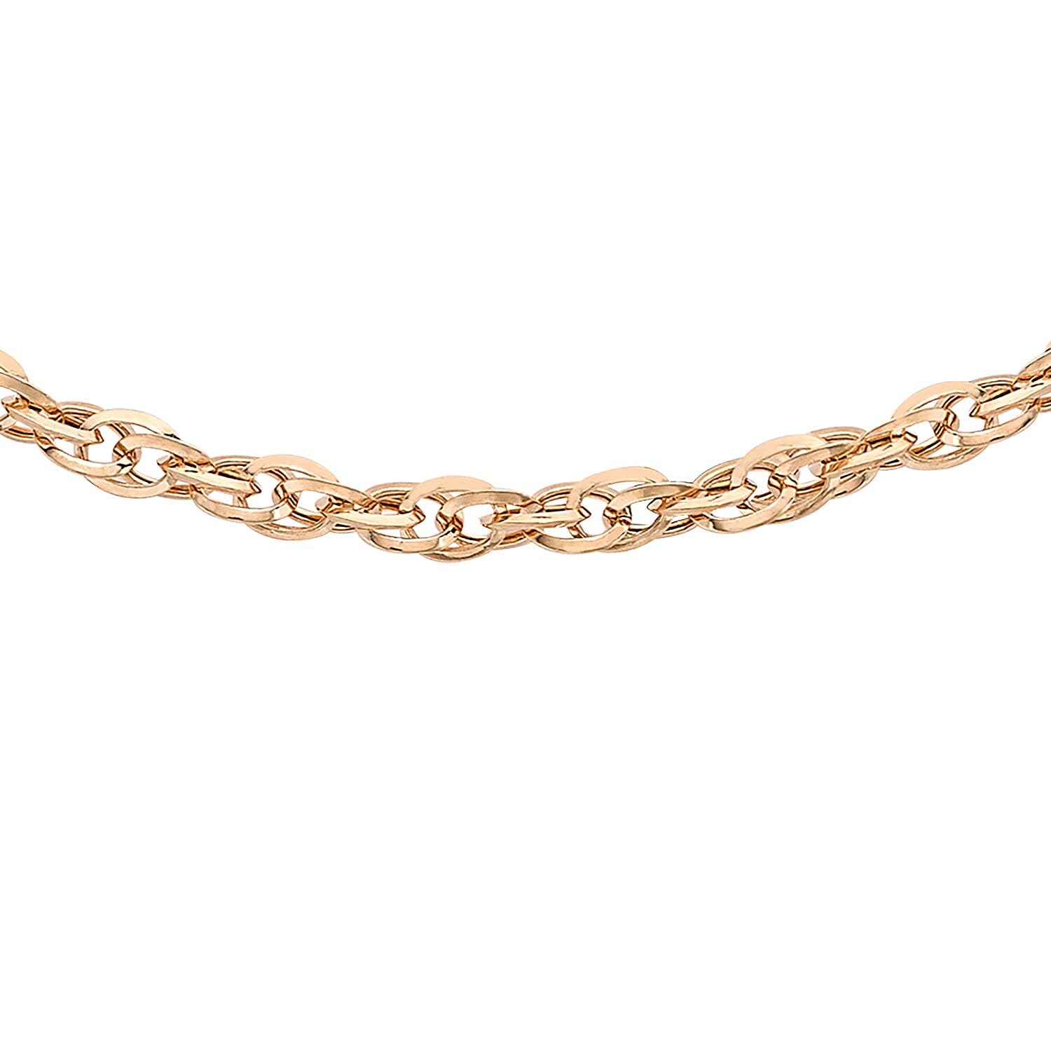 9K Rose Gold  Chain (Size - 20),  Gold Wt. 2 Gms