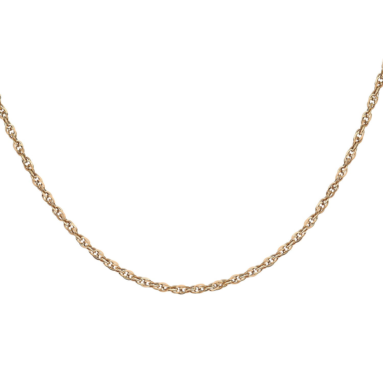 9K Rose Gold  Chain (Size - 18),  Gold Wt. 1.8 Gms