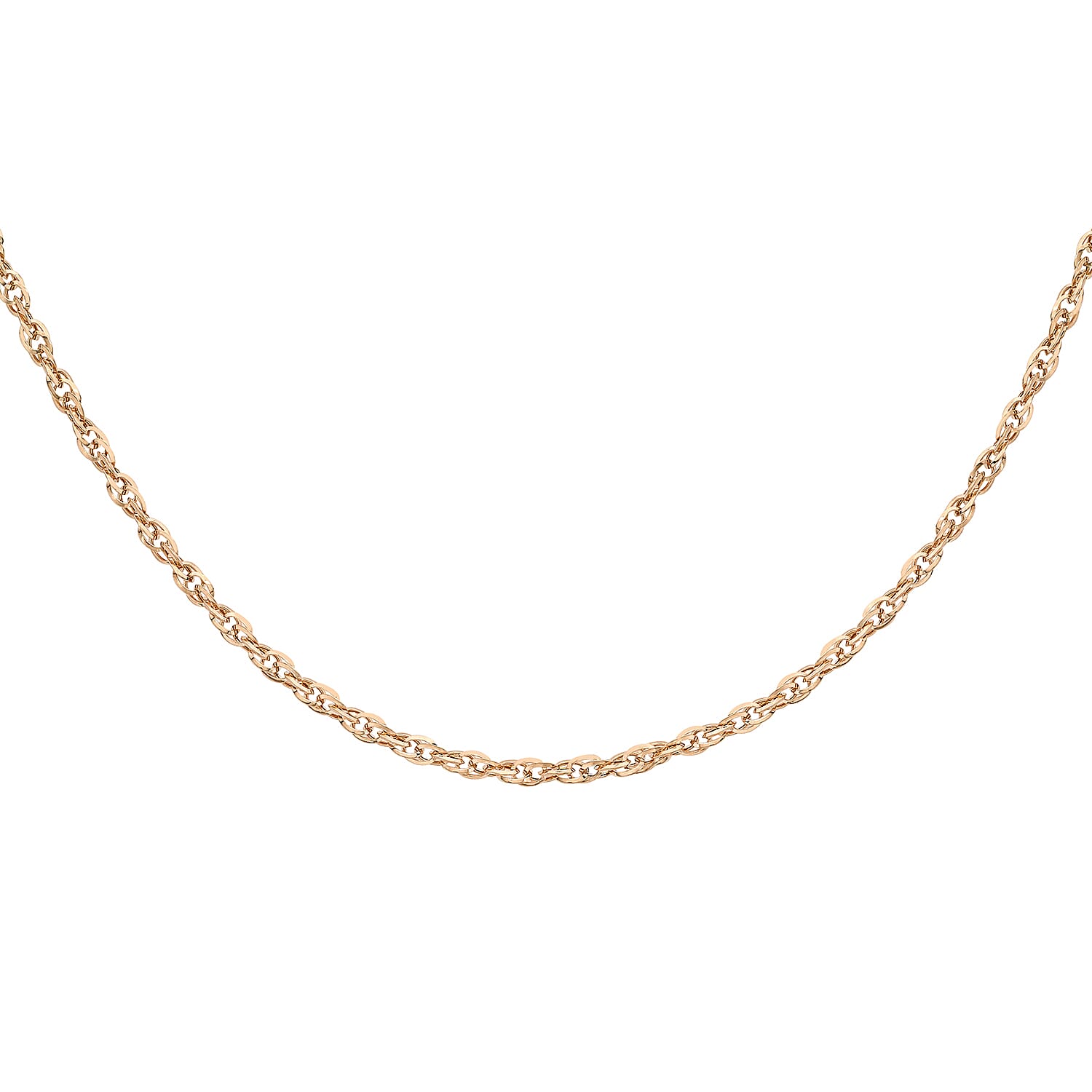 9K Rose Gold  Chain (Size - 18),  Gold Wt. 1.8 Gms