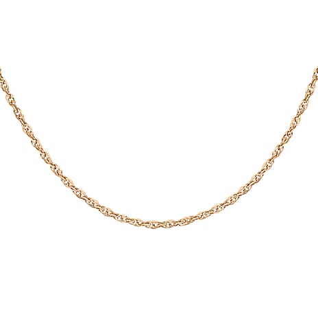 9K Rose Gold  Chain (Size - 18),  Gold Wt. 1.8 Gms