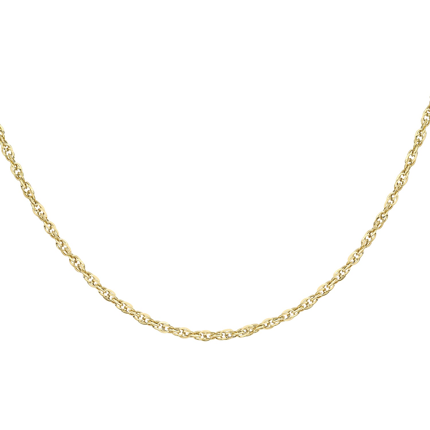 9K Yellow Gold  Chain (Size - 20),  Gold Wt. 2 Gms