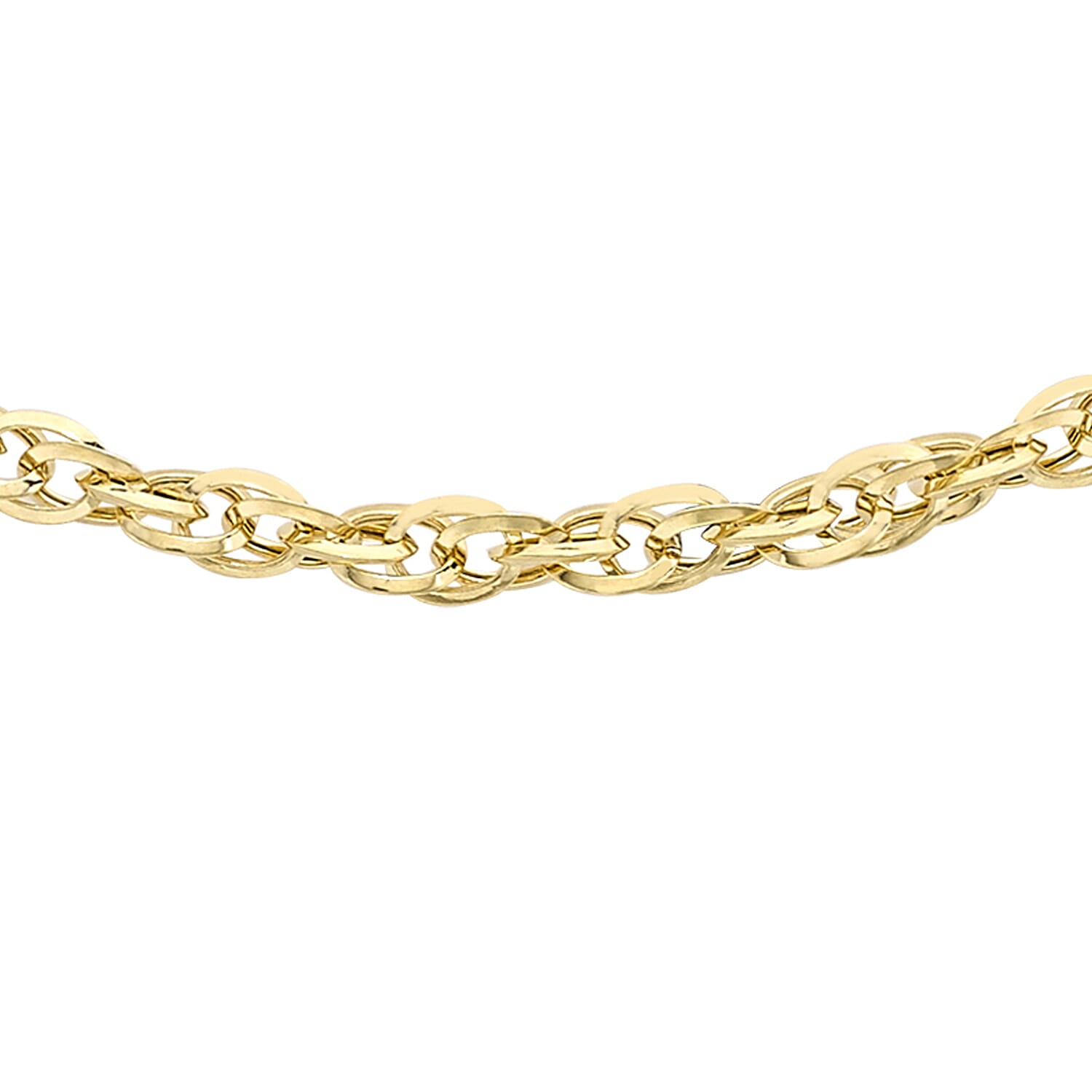 9K Yellow Gold  Chain (Size - 22),  Gold Wt. 2.2 Gms