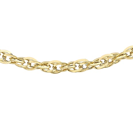 9K Yellow Gold  Chain (Size - 22),  Gold Wt. 2.2 Gms