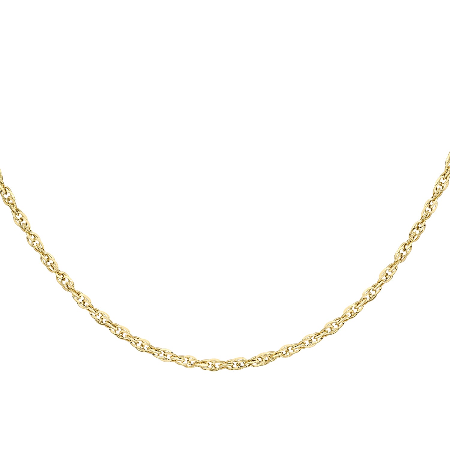9K Yellow Gold  Chain (Size - 22),  Gold Wt. 2.2 Gms