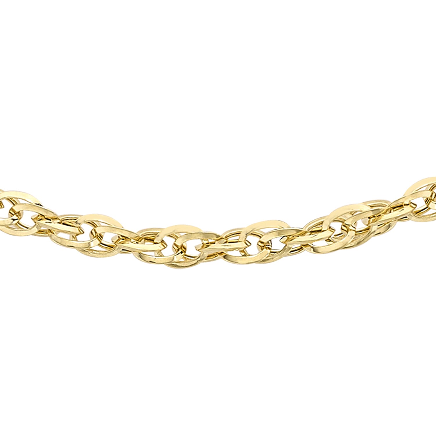 9K Yellow Gold  Chain (Size - 24),  Gold Wt. 2.4 Gms