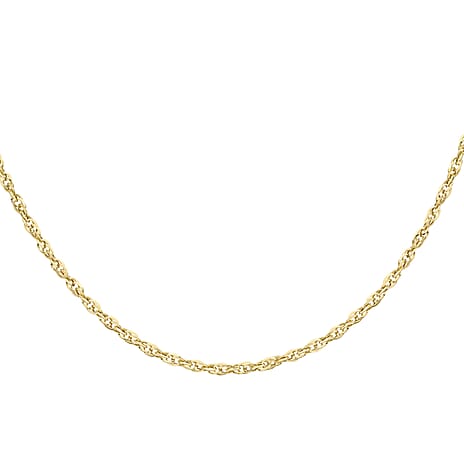 9K Yellow Gold  Chain (Size - 24),  Gold Wt. 2.4 Gms