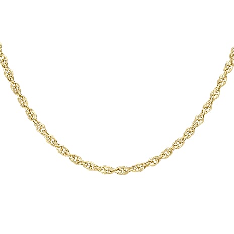 9K Yellow Gold  Chain (Size - 16),  Gold Wt. 3.4 Gms
