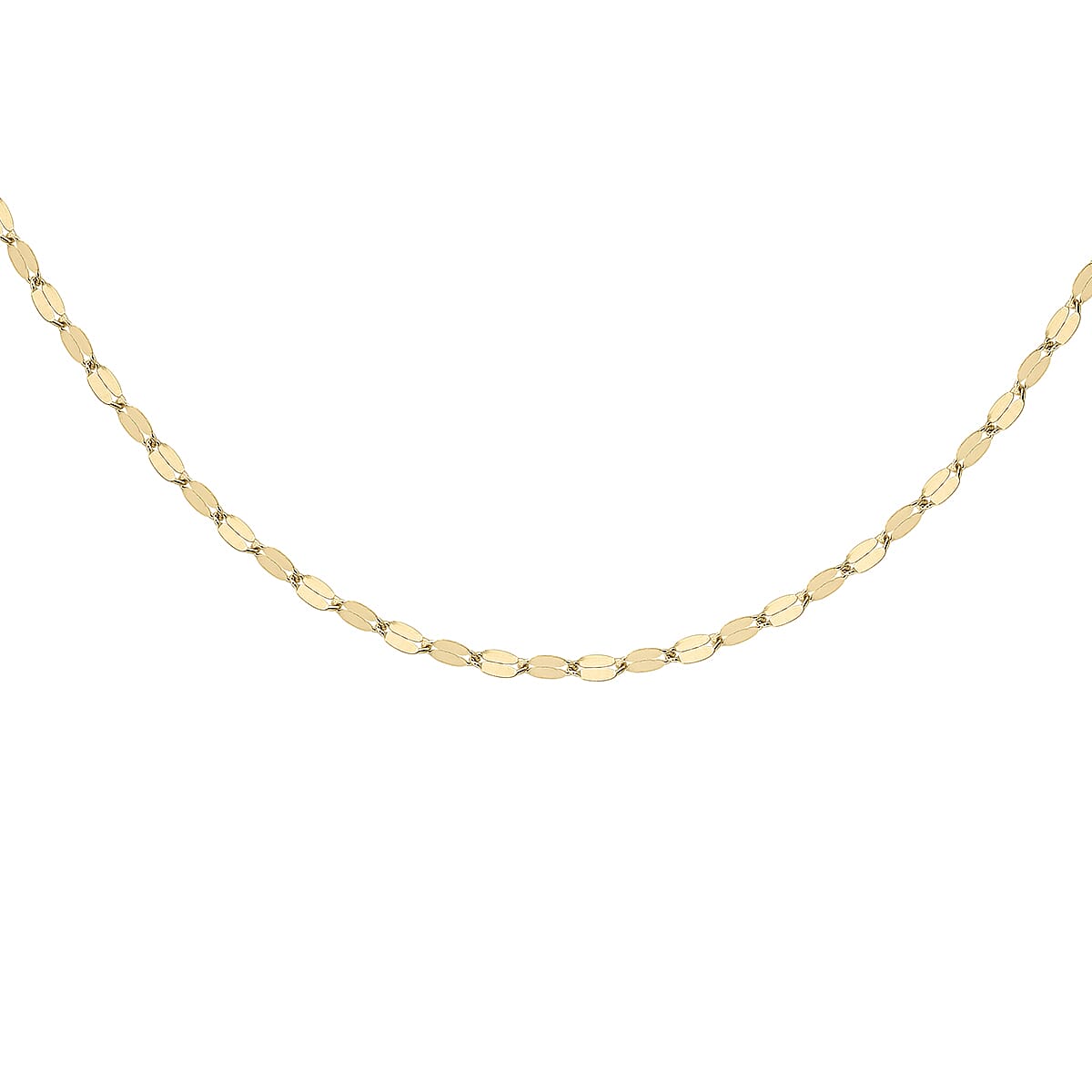 9K Yellow Gold  Chain (Size - 16),  Gold Wt. 0.81 Gms