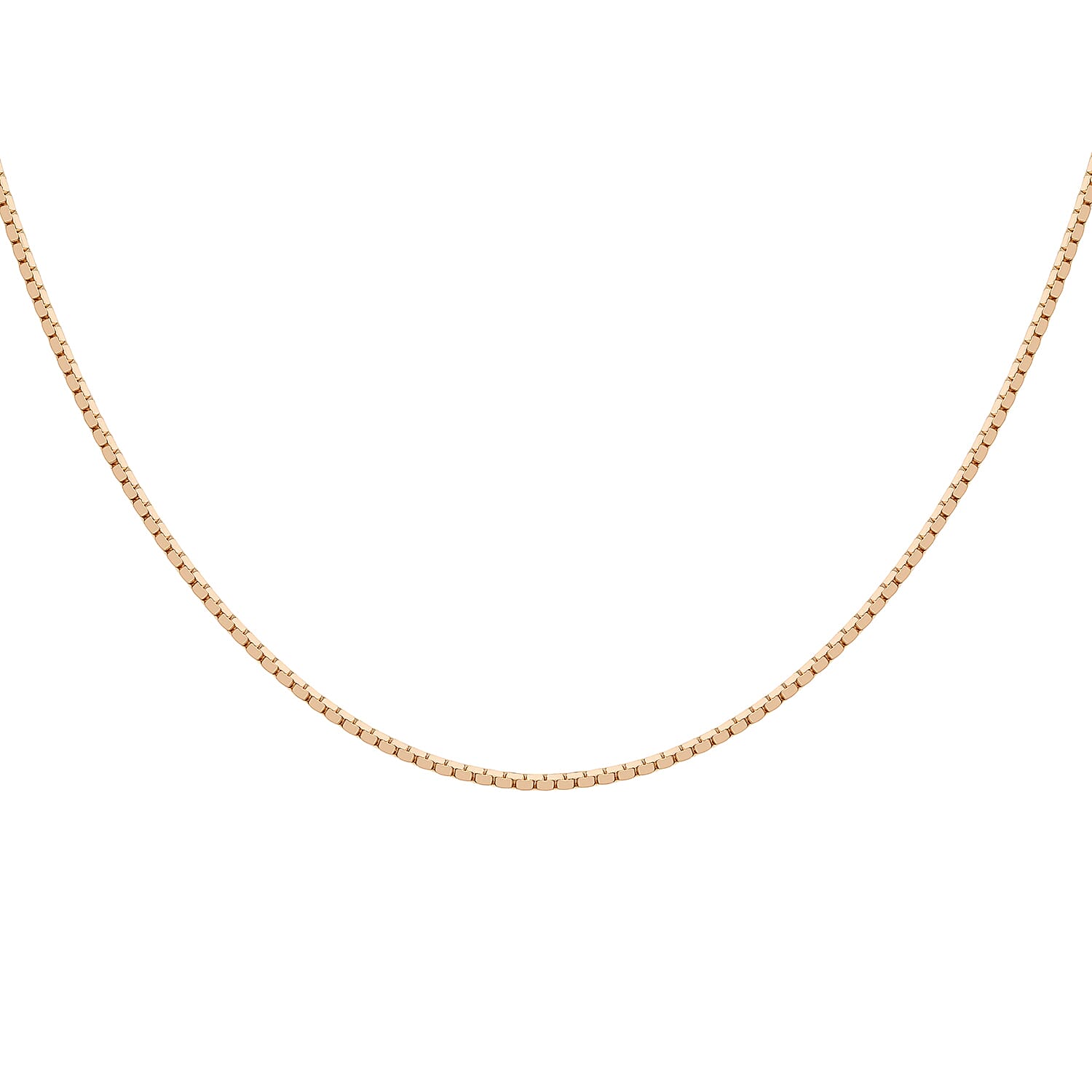 9K Rose Gold  Chain (Size - 18),  Gold Wt. 2.8 Gms