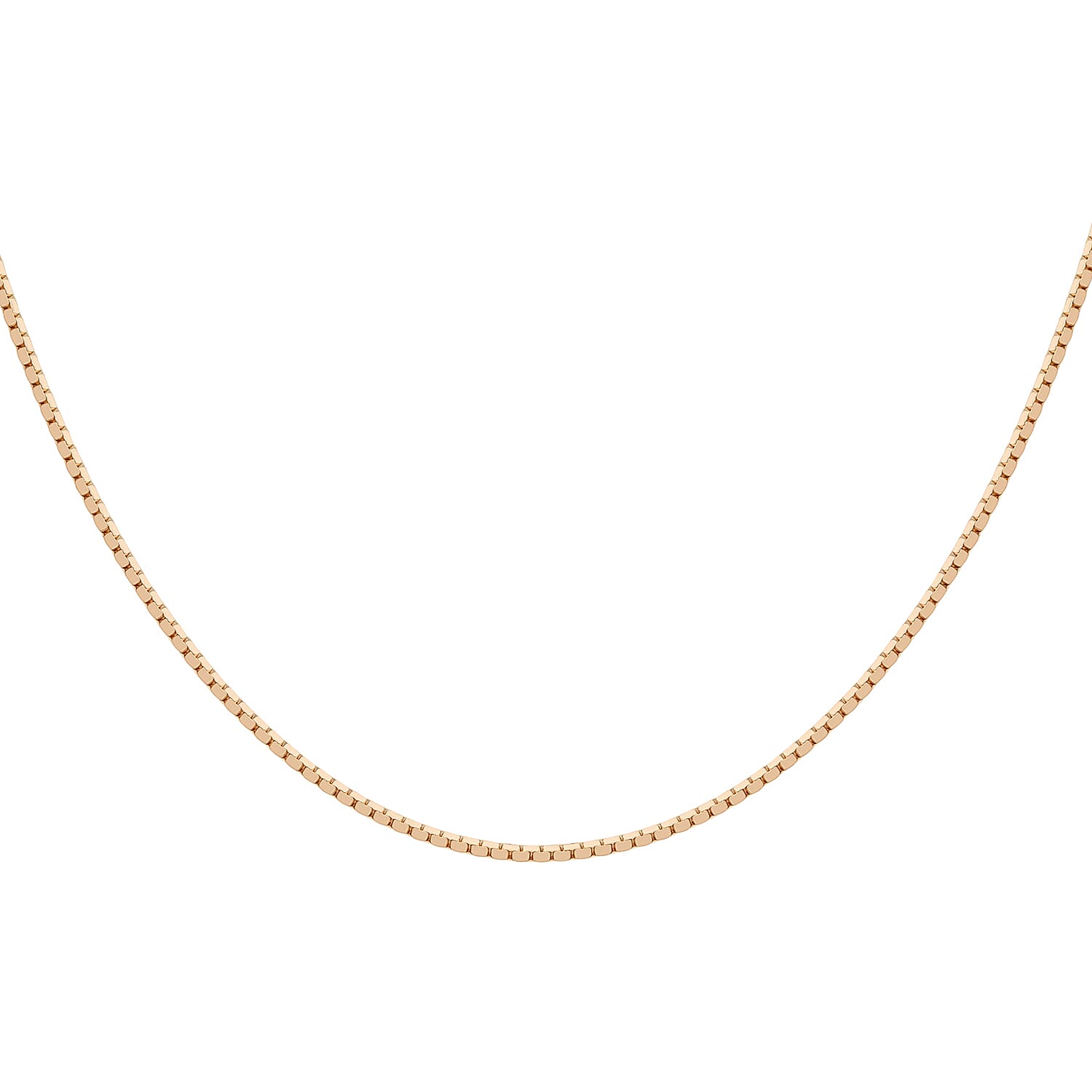 9K Rose Gold  Chain (Size - 16),  Gold Wt. 2.5 Gms