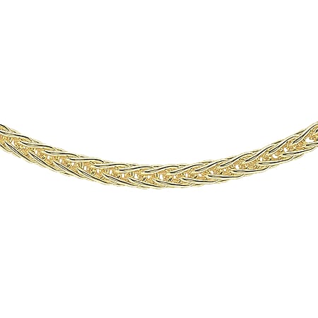 3mm Spiga Chain 18 Inch in 9K Yellow Gold 3mm Spiga Chain 18 Inch in 9K Yellow Gold