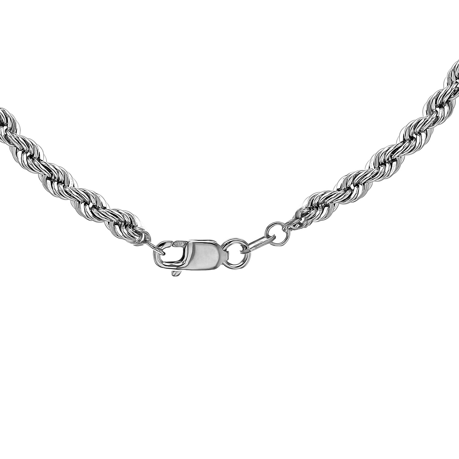 9K White Gold  Chain (Size - 16),  Gold Wt. 6.1 Gms