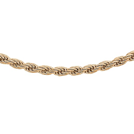 Rope Chain 18 Inch in 9K Rose Gold
