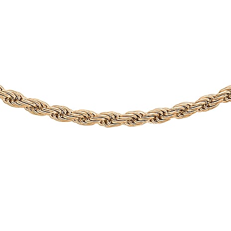 9K Rose Gold  Chain (Size - 16),  Gold Wt. 3.4 Gms