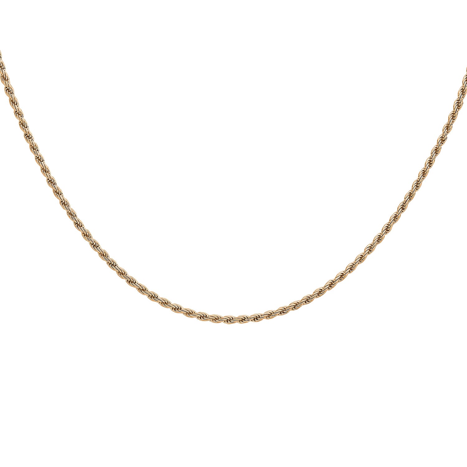 9K Rose Gold  Chain (Size - 16),  Gold Wt. 3.4 Gms