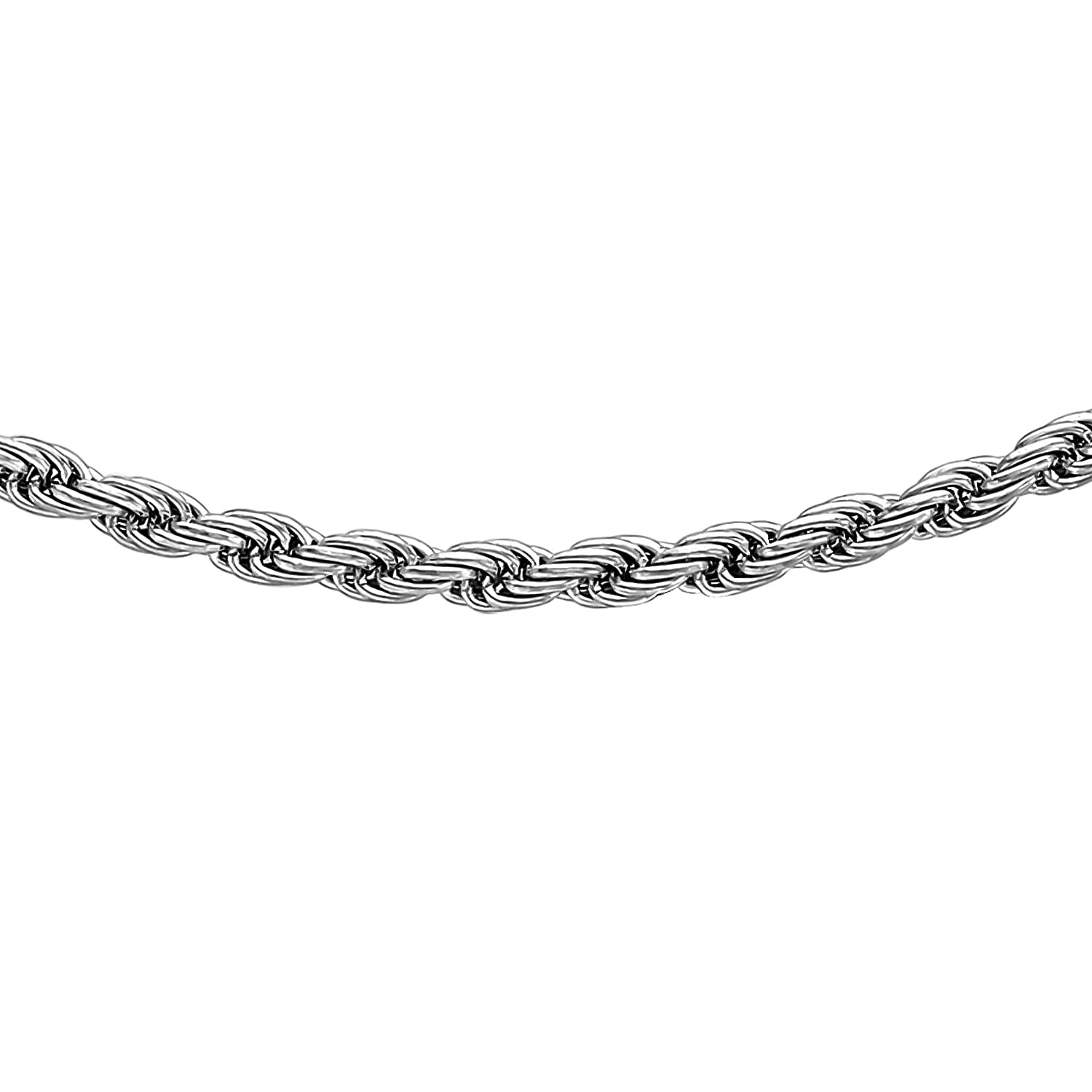 9K White Gold  Chain (Size - 30),  Gold Wt. 6.8 Gms