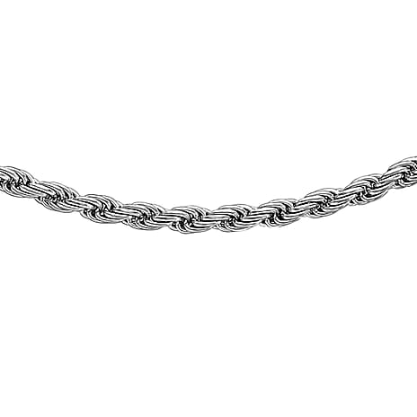 9K White Gold  Chain (Size - 30),  Gold Wt. 6.8 Gms