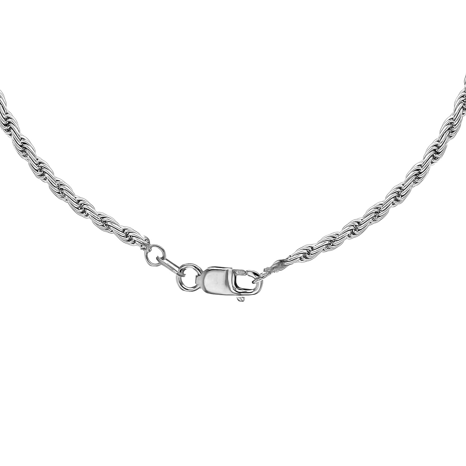 9K White Gold  Chain (Size - 30),  Gold Wt. 6.8 Gms