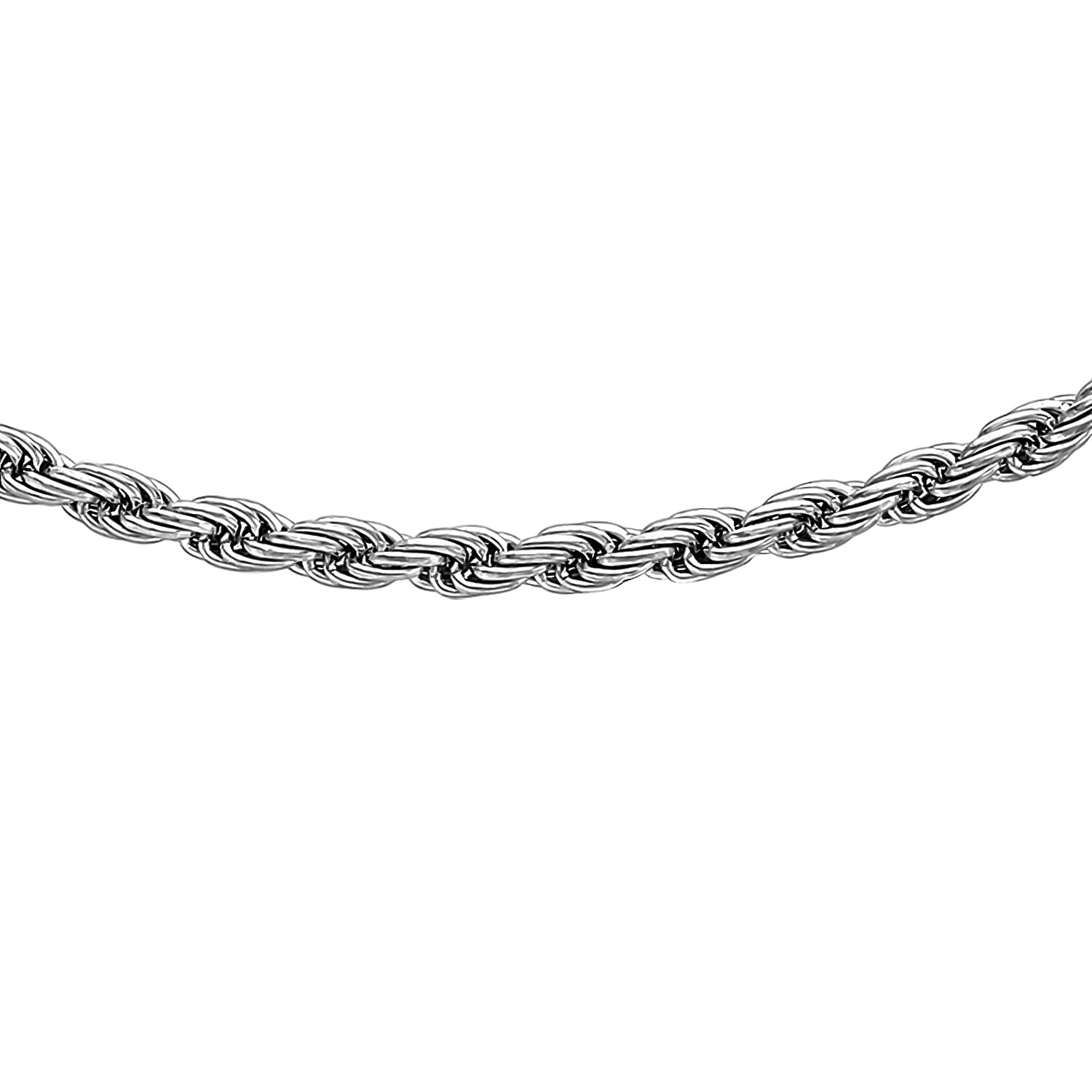 9K White Gold  Chain (Size - 22),  Gold Wt. 5.1 Gms