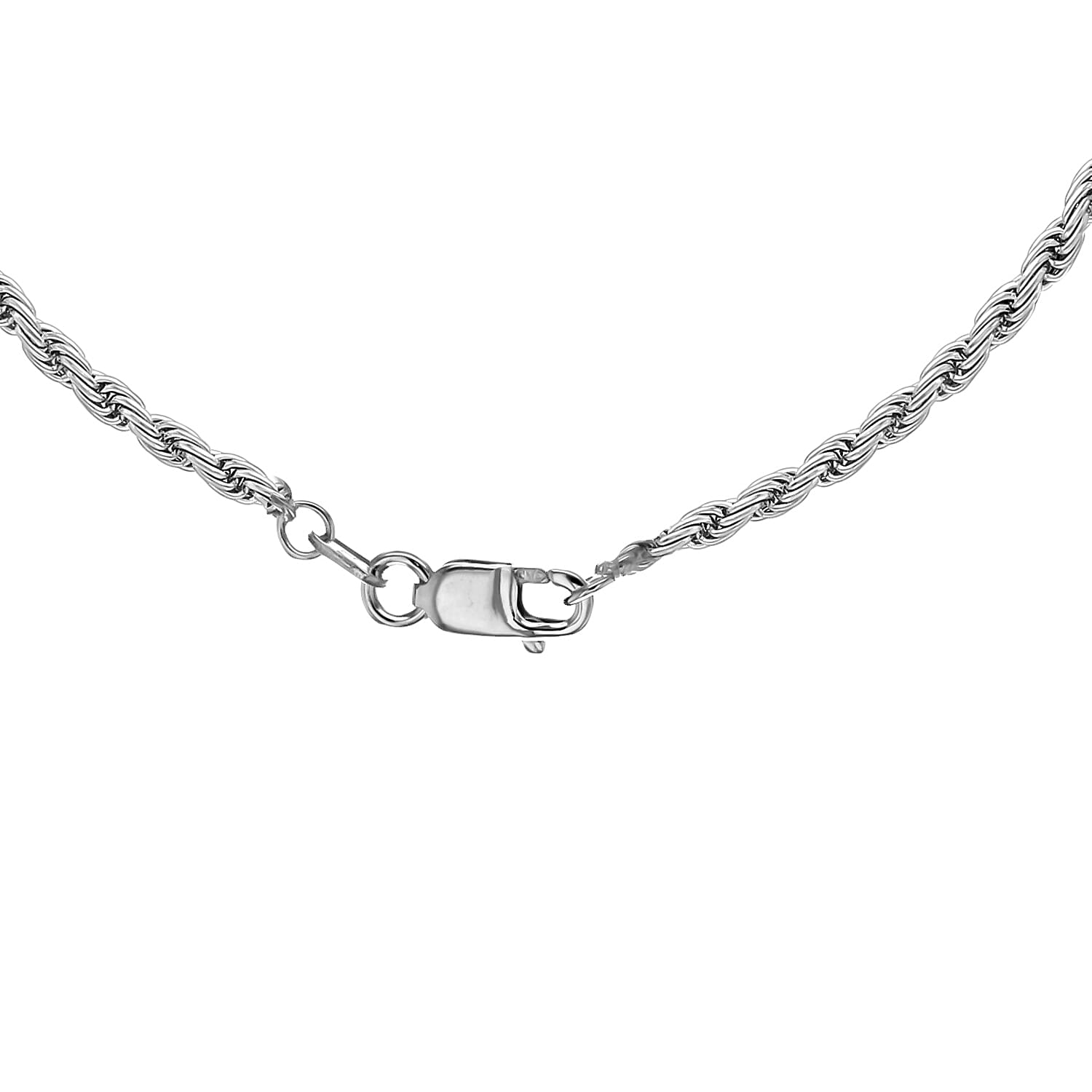 9K White Gold  Chain (Size - 22),  Gold Wt. 5.1 Gms