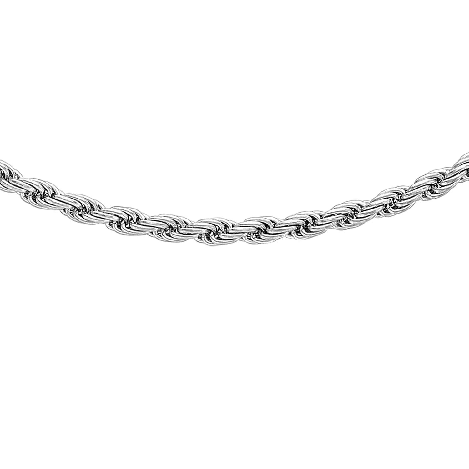 9K White Gold  Chain (Size - 22),  Gold Wt. 5.1 Gms