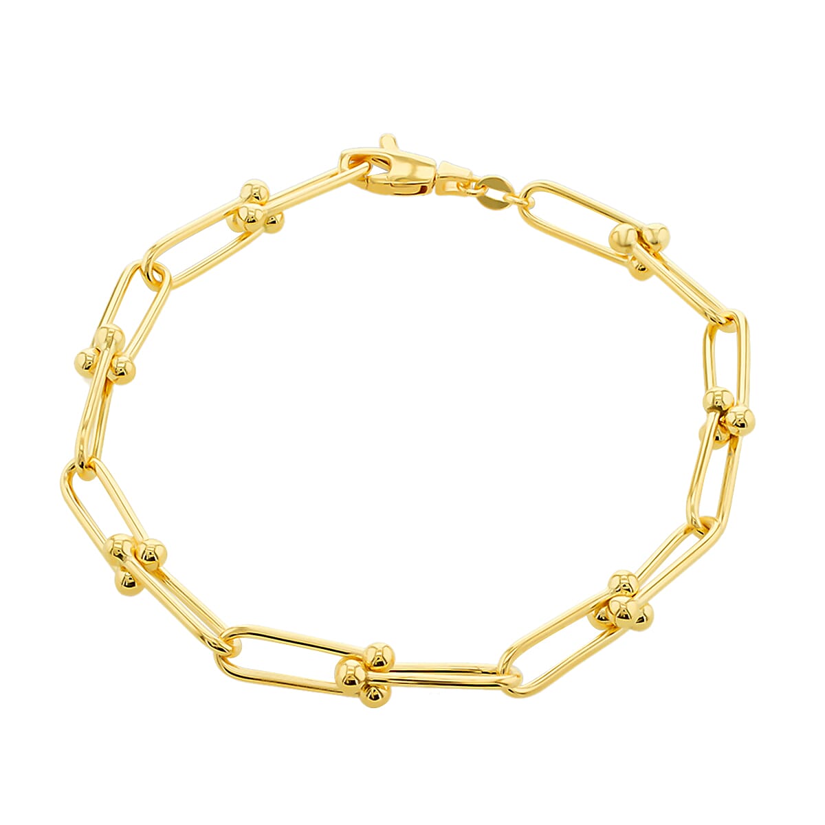 Hatton Garden Bracelet- 9K Yellow Gold Bracelet (Size - 8), Gold Wt. 4.90 Gms