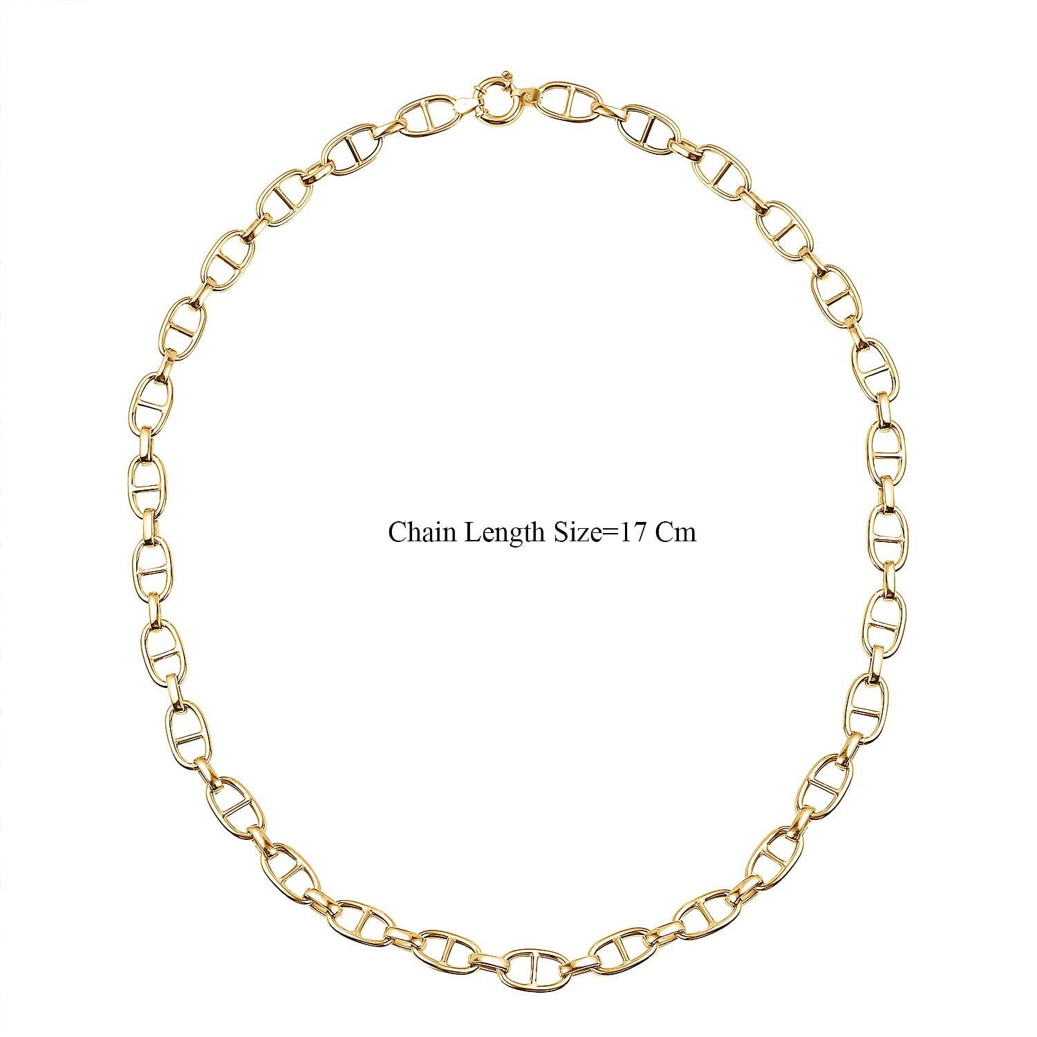 Solid gold hot sale mariner chain