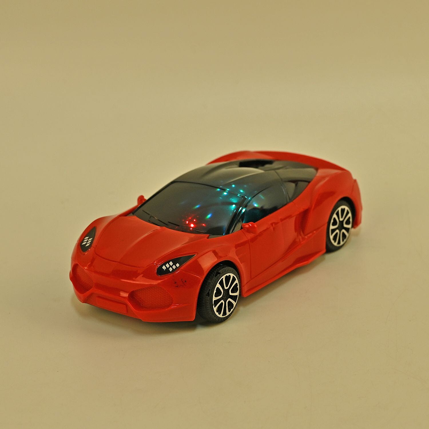 CHRISTMAS MEGA MONSTER DEAL- Set of 2 Remote Controlled Cars (2 Cars with 2 Remote Controls) With 3D LED Lights- Red