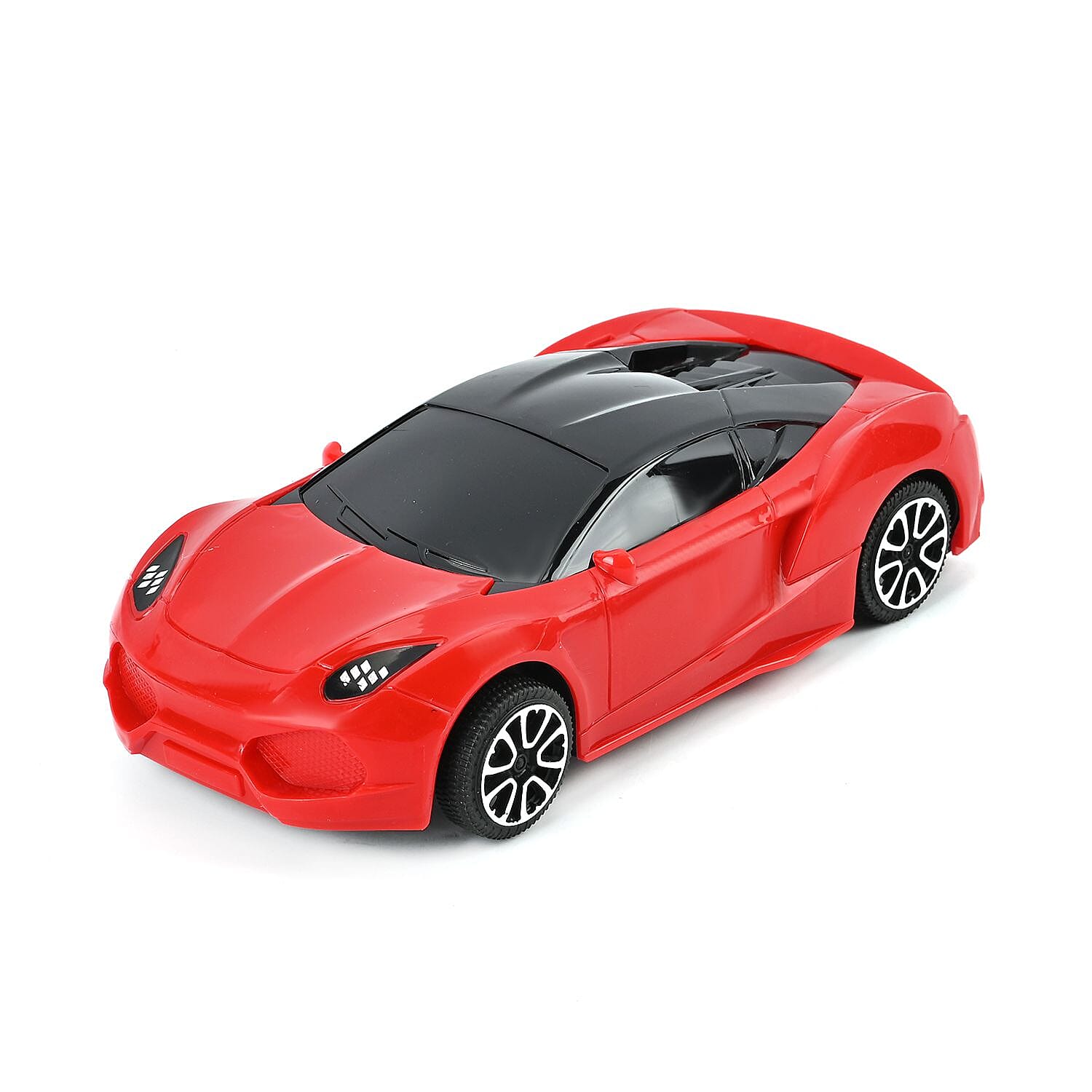 CHRISTMAS MEGA MONSTER DEAL- Set of 2 Remote Controlled Cars (2 Cars with 2 Remote Controls) With 3D LED Lights- Red