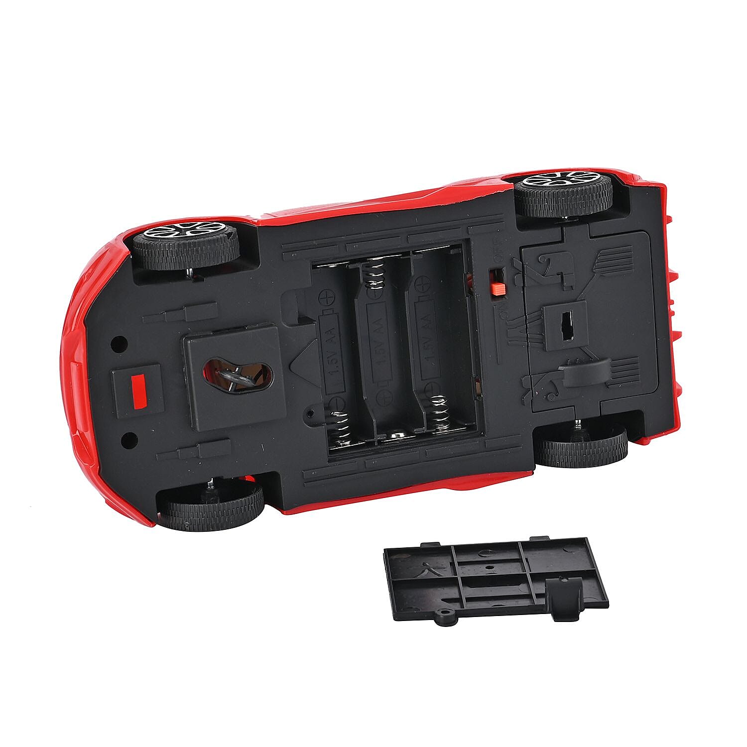 CHRISTMAS MEGA MONSTER DEAL- Set of 2 Remote Controlled Cars (2 Cars with 2 Remote Controls) With 3D LED Lights- Red