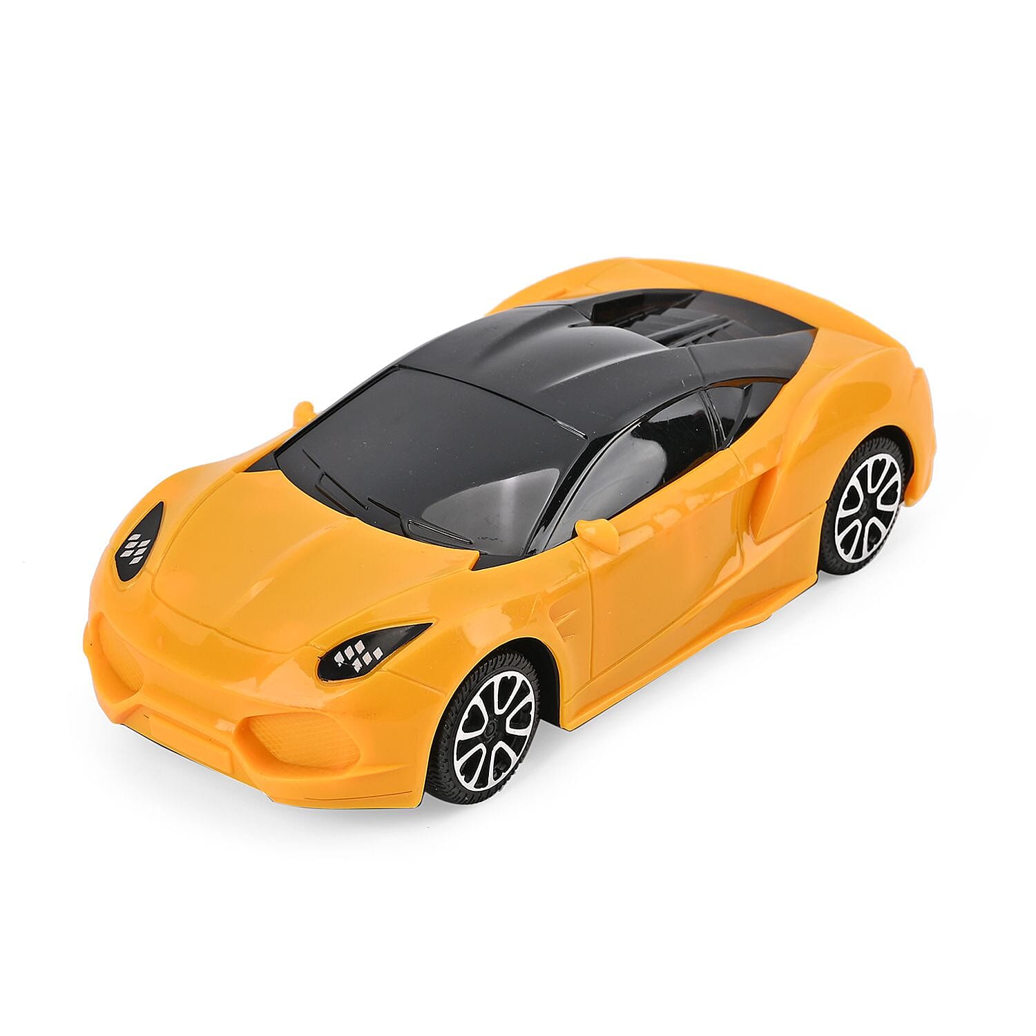 CHRISTMAS MEGA MONSTER DEAL- Set of 2 Remote Controlled Cars (2 Cars with 2 Remote Controls)With 3D LED Lights- Yellow