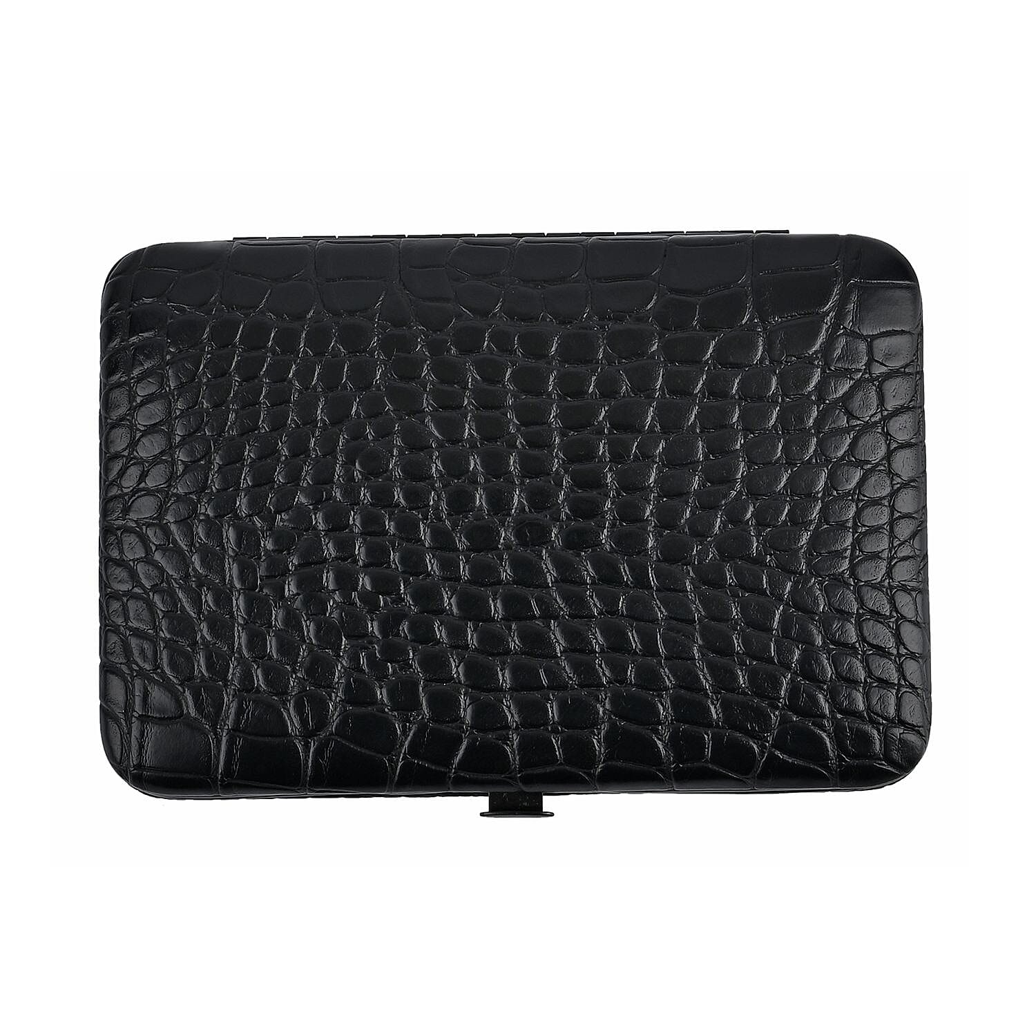 20 in 1 Multi-Functional Leopard Print Professional Manicure Kit - Black