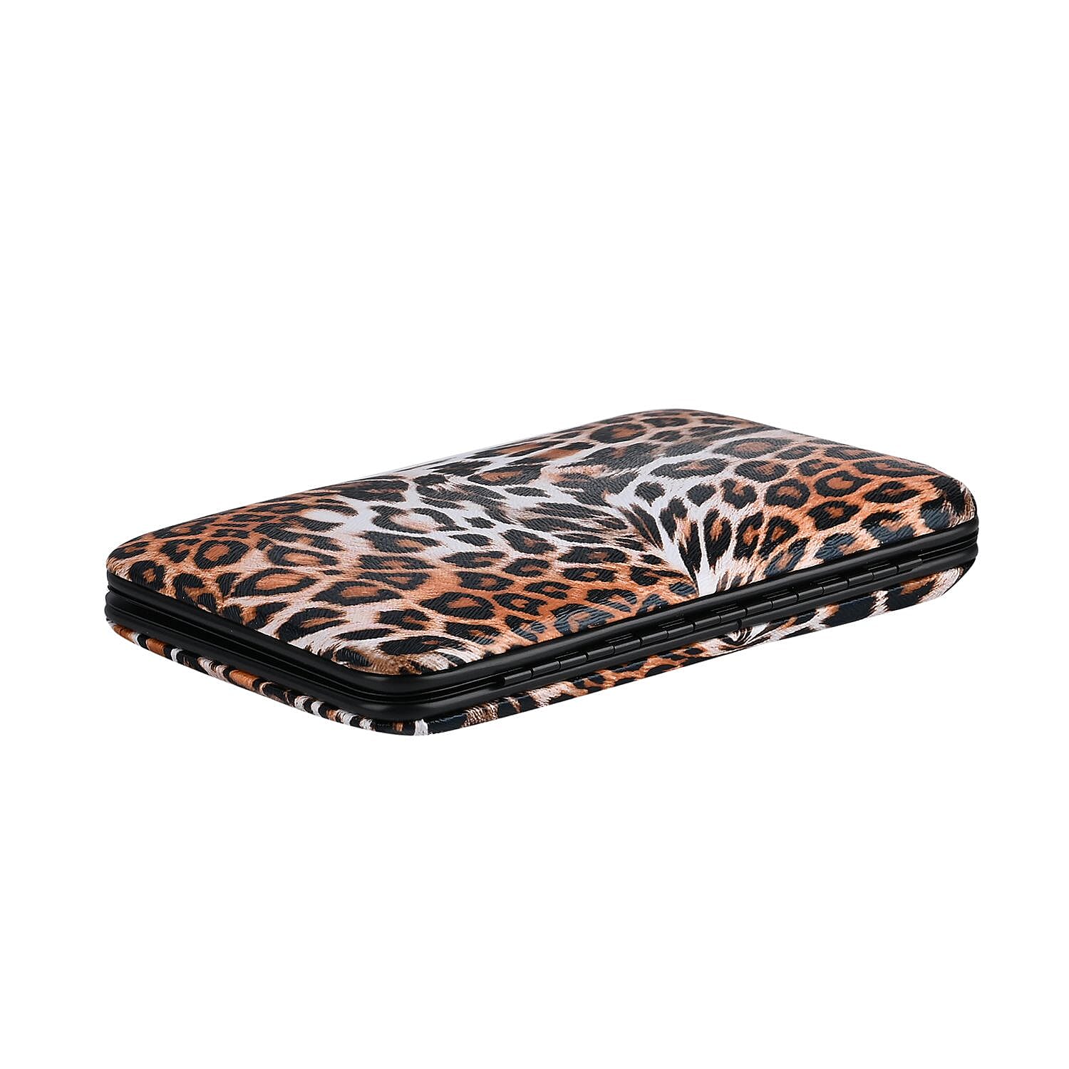 20 in 1 Professional Manicure Set (Includes Hand Care, Foot Care, Facial Care & Many More) - Black Leopard