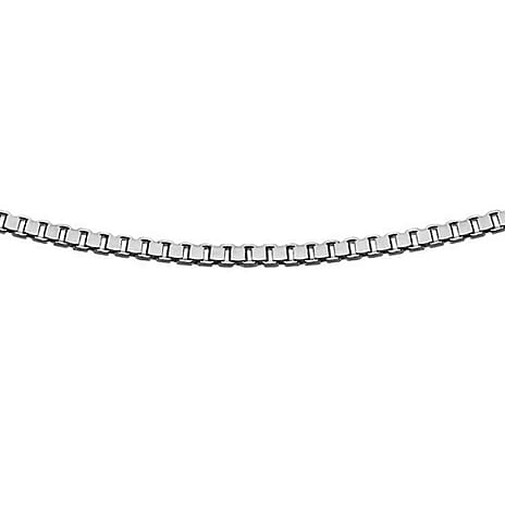 9K White Gold  Chain (Size - 22),  Gold Wt. 1.4 Gms