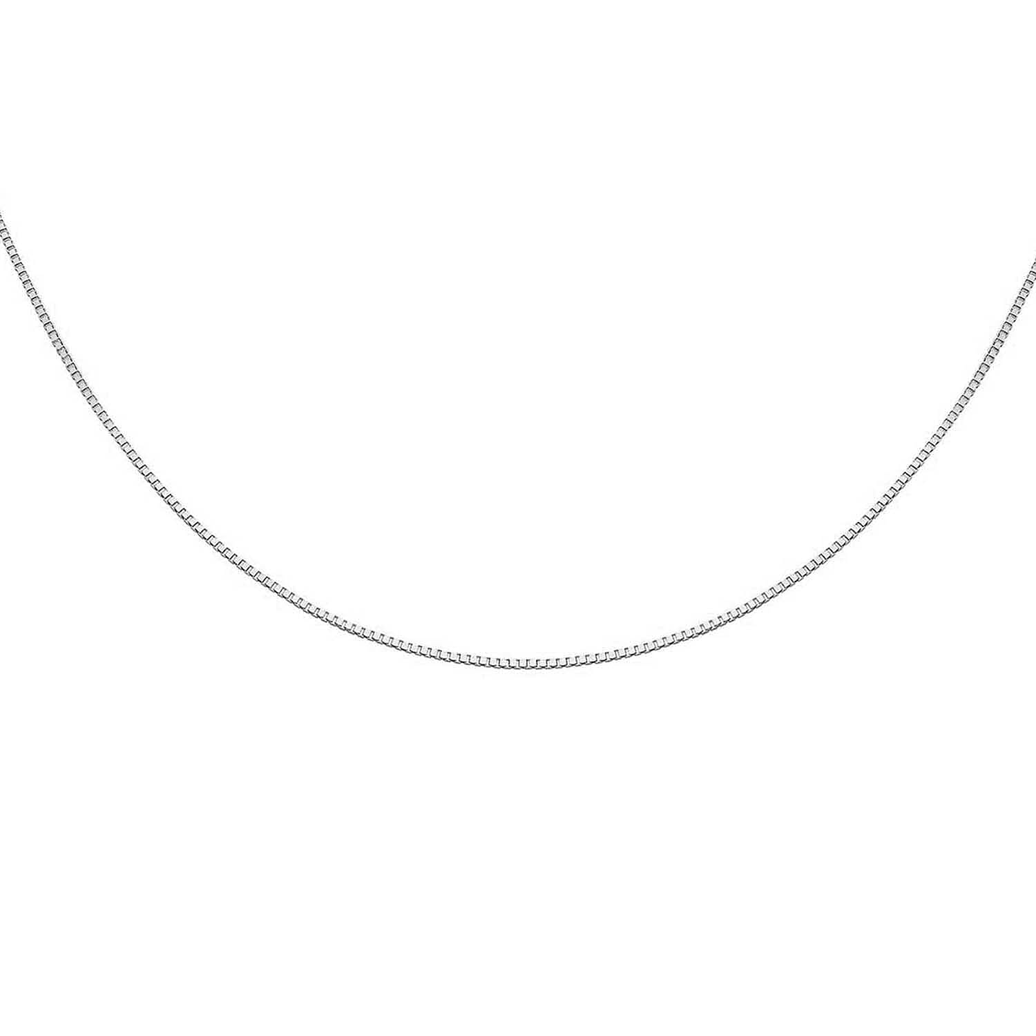 9K White Gold  Chain (Size - 22),  Gold Wt. 1.4 Gms