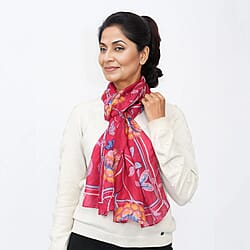 La Marey Silk Printed Scarf