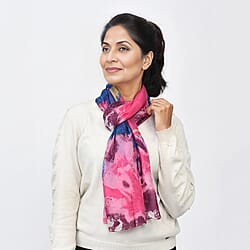 La Marey Silk Printed Scarf