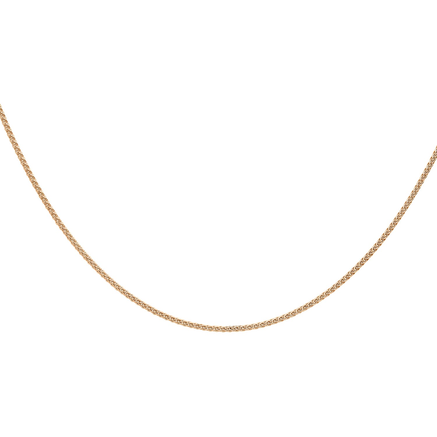 9K Rose Gold  Chain (Size - 18),  Gold Wt. 1.7 Gms