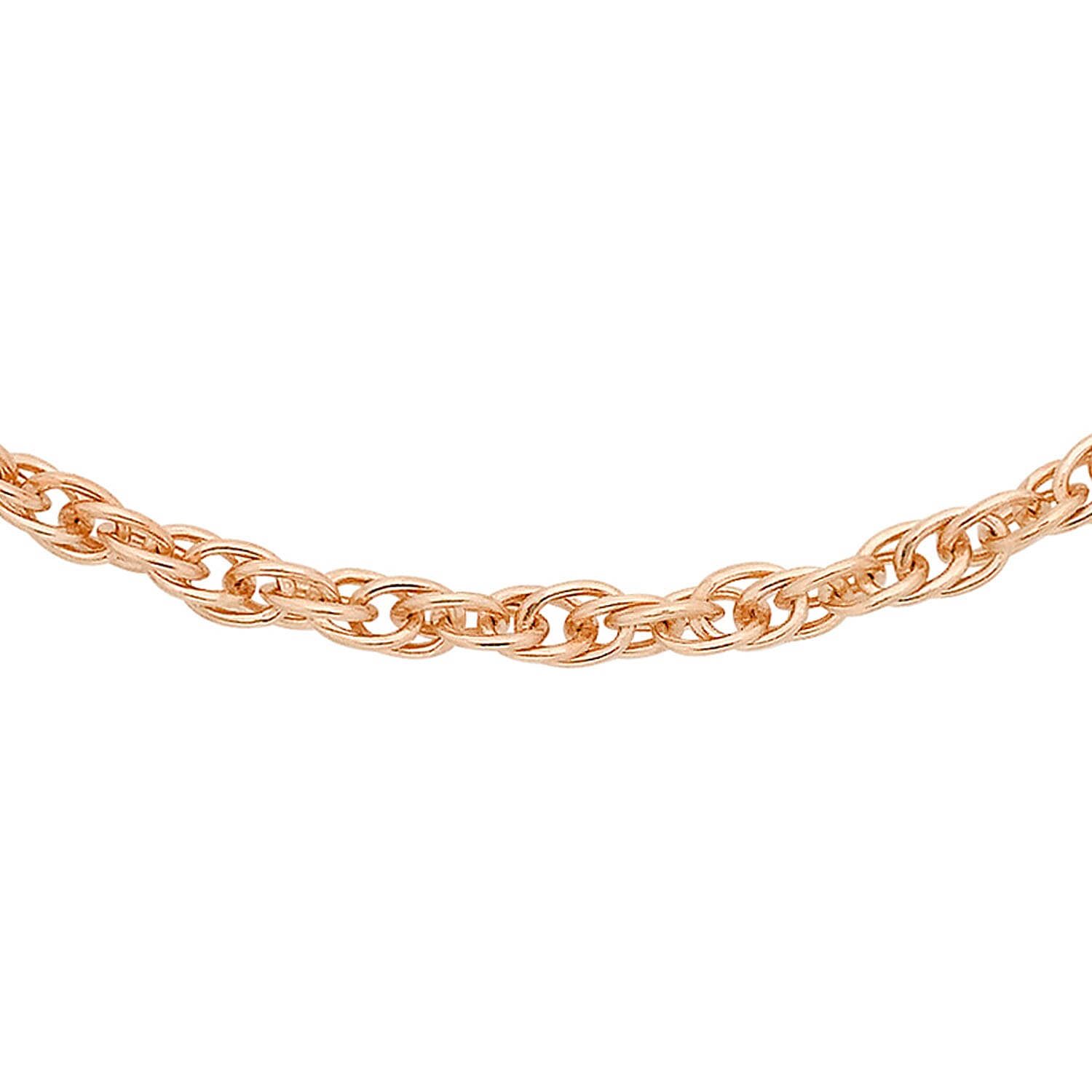 9K Rose Gold  Chain (Size - 20),  Gold Wt. 0.97 Gms