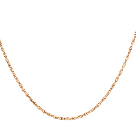 9K Rose Gold  Chain (Size - 20),  Gold Wt. 0.97 Gms