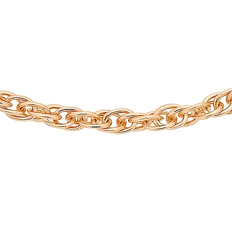 9K Rose Gold  Chain (Size - 18),  Gold Wt. 0.87 Gms