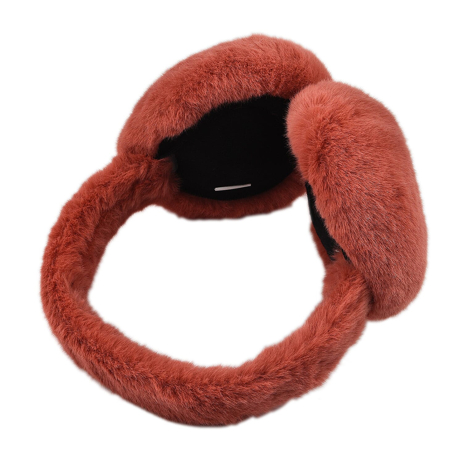 2 Piece Set - Faux Fur Earmuffs and Scarf - Pink