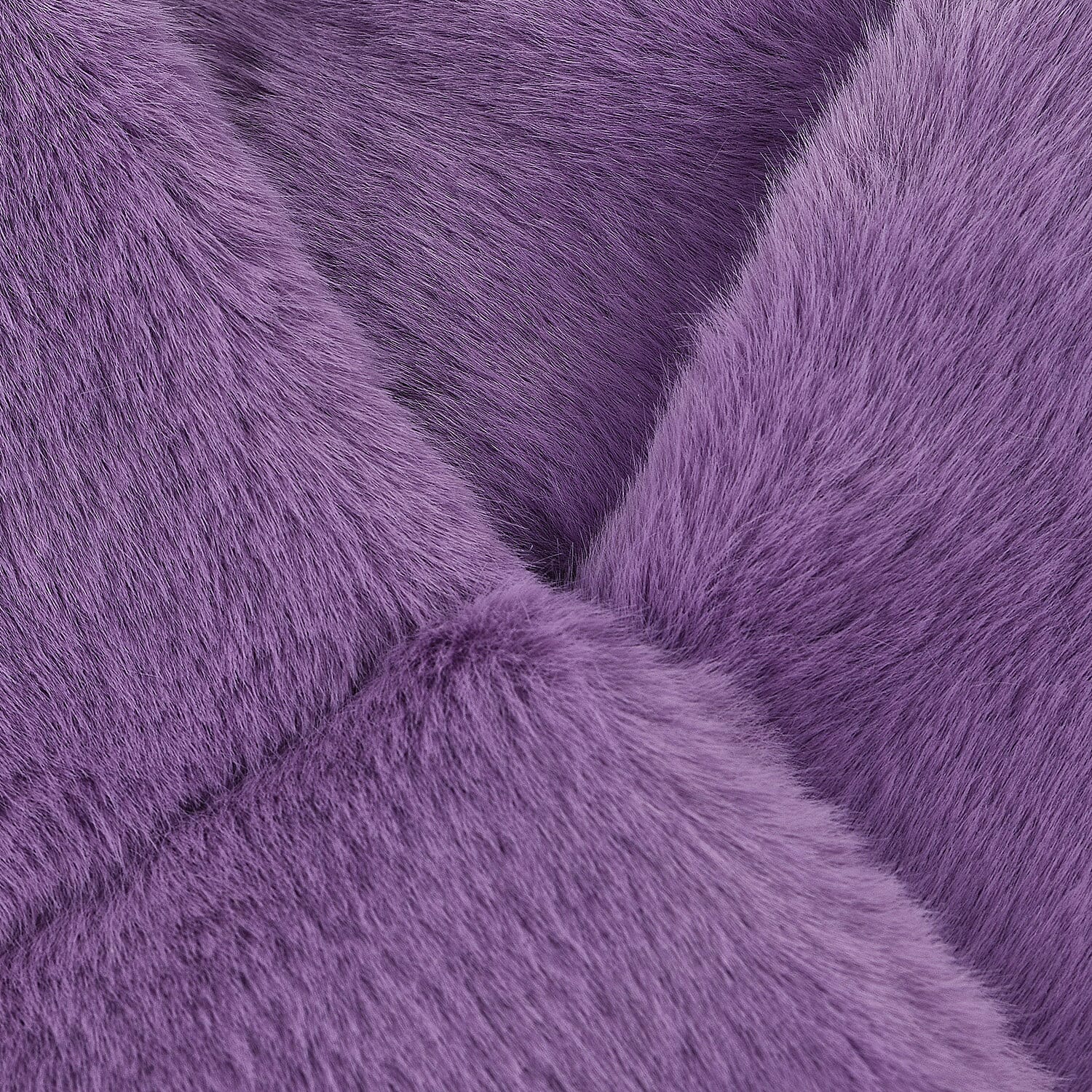 2 Piece Set - Faux Fur Earmuffs and Scarf - Purple