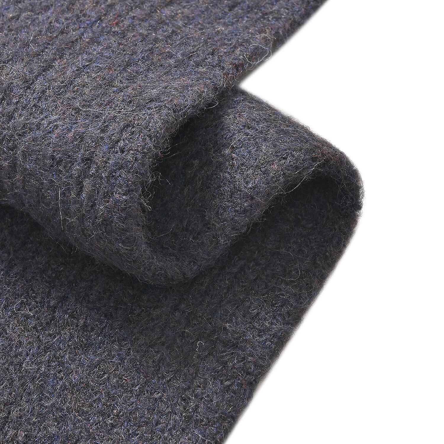 Winter Closeout Knitted Scarf- Ming Blue
